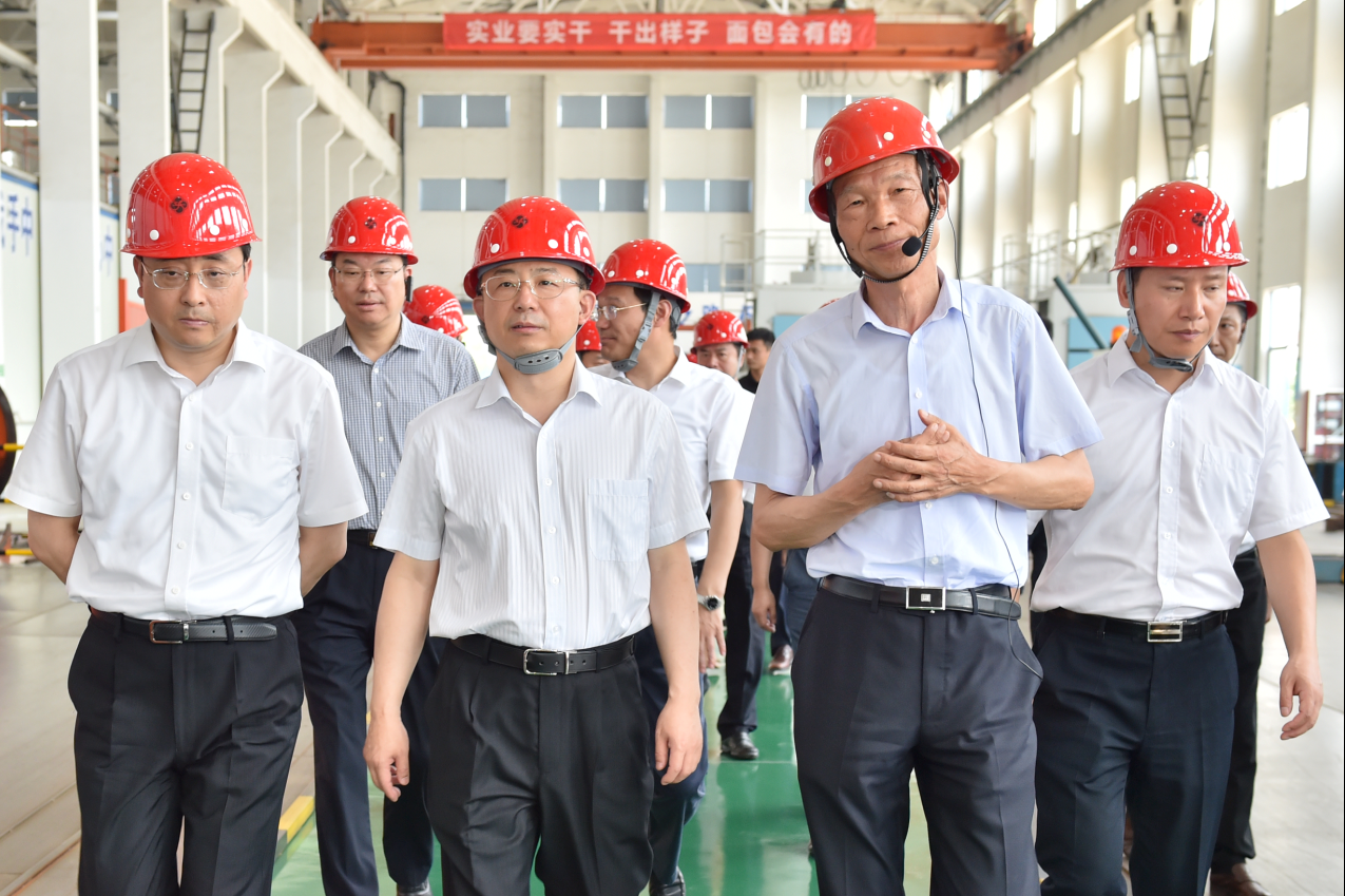 吳政隆省長鼓勵上上電纜：“精、專、特、外、創”戰略思路要繼續發揚光大