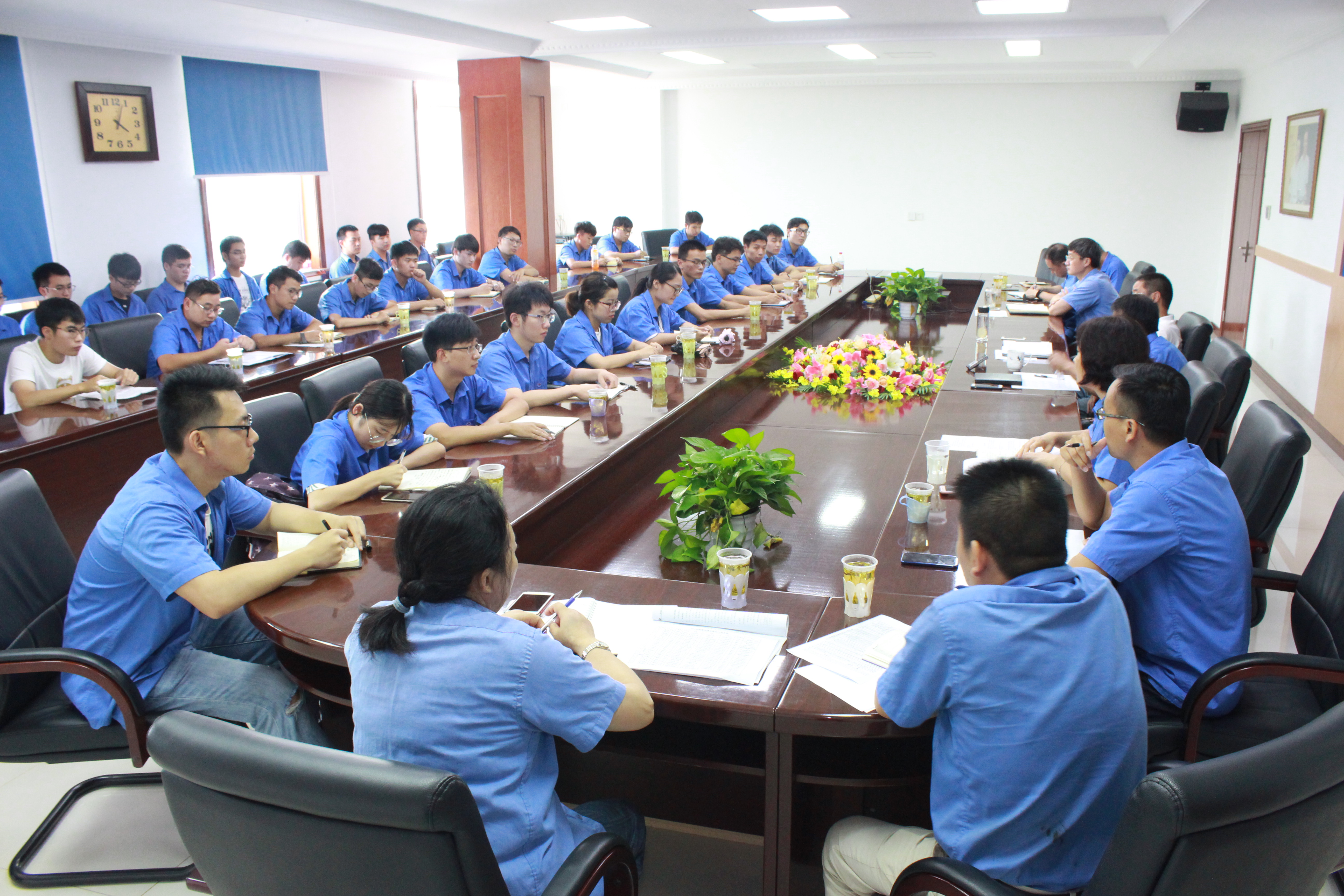 “你的想法，我在意”——上上電纜召開2018年新進大學生溝通座談會